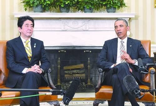 安倍访美逢迎美国 日本主动联美制华愈加明显