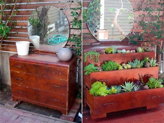 一个人在家可以DIY什么 利用废旧品打造创意小花园