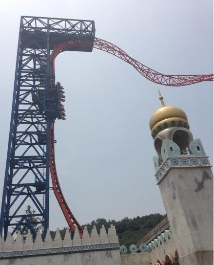 常州一 过山车 突发故障 游客被困 半空 近5个小时