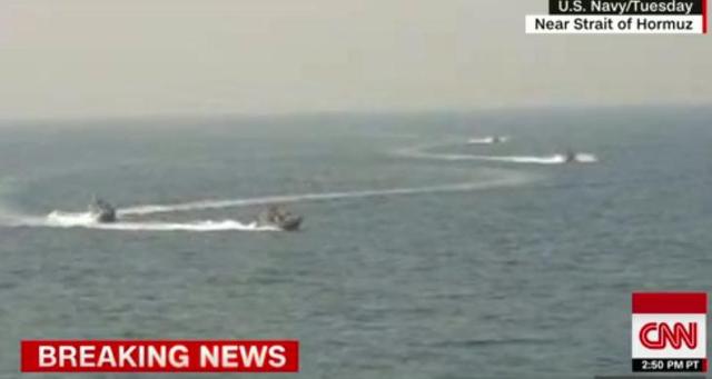 美称遭伊朗军舰挑衅开火 伊朗:美舰已进伊领海