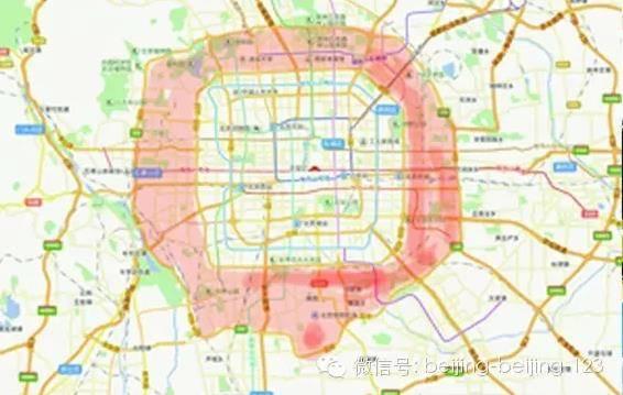 北京各环线人口分布数据披露