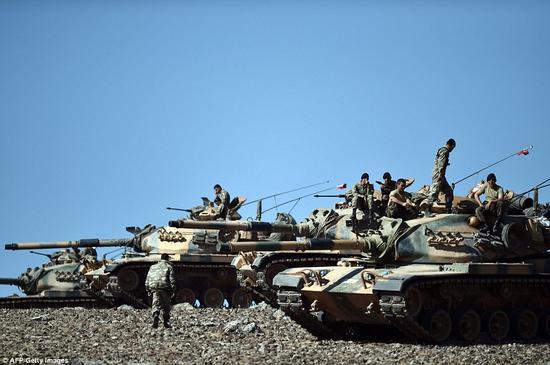 土总统:土军事行动的目的是清除IS和叙库尔德人的威胁