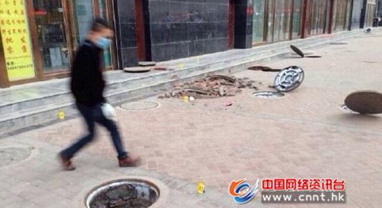 青海西宁一窨井盖突发爆炸造成3名学生受伤