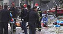 實拍西安嘉天國際大廈爆炸現場