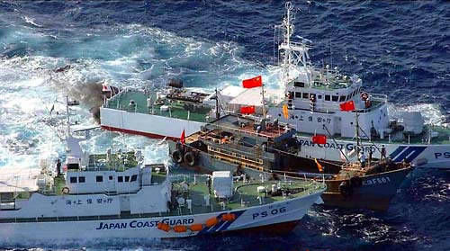 日本自卫队可能干预中国保钓人士登钓鱼岛(图)