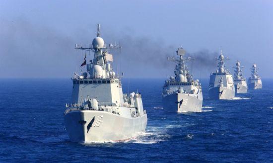 阅兵之际中国海军首次现身北极附近海域