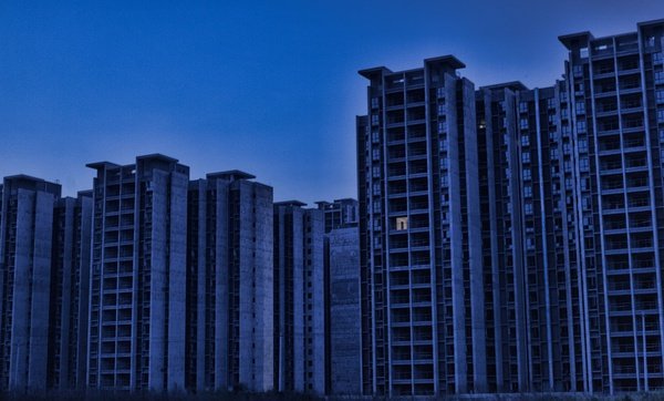 纪录片中的“空城”。 纪录片中的“空城”。