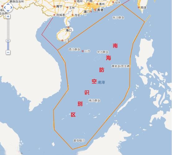 外媒对我国南海防空识别区范围的猜测