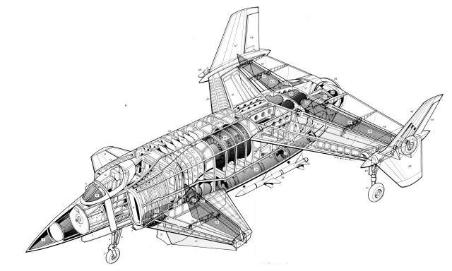 第一种鸭翼垂直起降战斗机：XFV-12仅建造2架