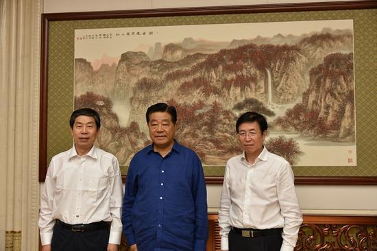 贾庆林会见母校天津大学校领导(图)