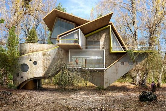 西班牙艺术家的超现实建筑 造型实在太怪异_新闻_腾讯网