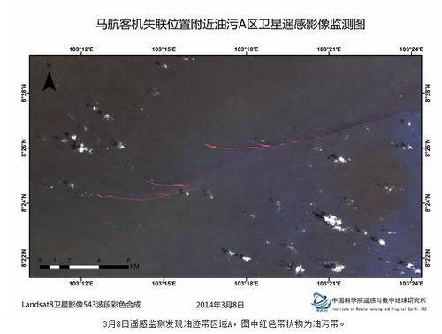 A区卫星遥感监测图(中国科学院)