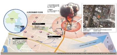 天津爆炸邻近居民撤离 空气部分检测指标超标