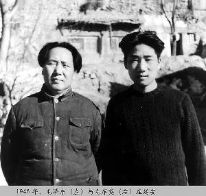 毛岸英赴朝前日子：当农民睡大通铺吃剩窝头