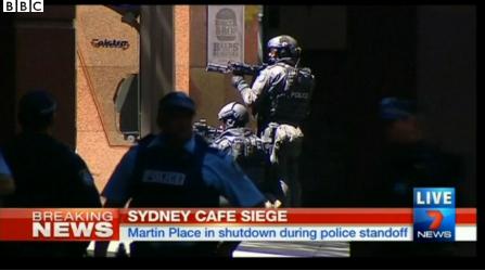 悉尼市中心發生人質劫持事件澳大利亞總理關注
