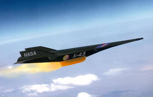 x-43a是速度最快的飞机,但它采用的氢燃料难以实用.