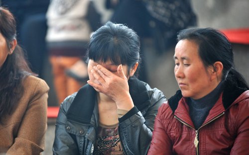 现场群众感动流泪