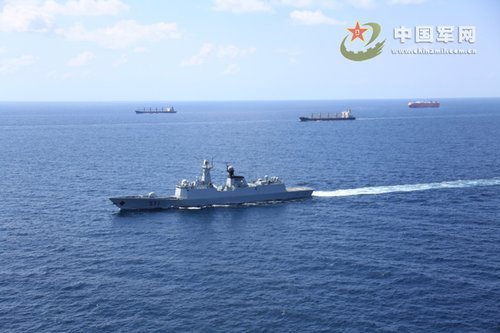中国海军护航编队影响力在亚丁湾日益提升(图)