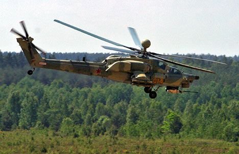 俄军正式开始接收米28N武装直升机 曾试数年