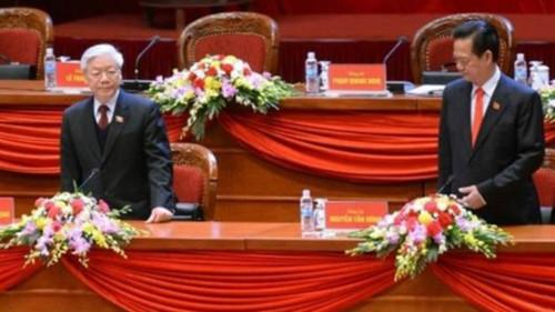 越共第十二届中央委员会名单出炉阮富仲高票当选