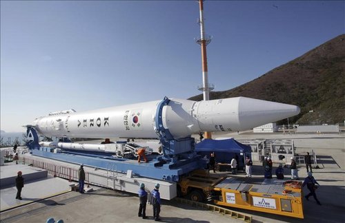 韩国计划30日再射罗老号火箭 下周进行运送演