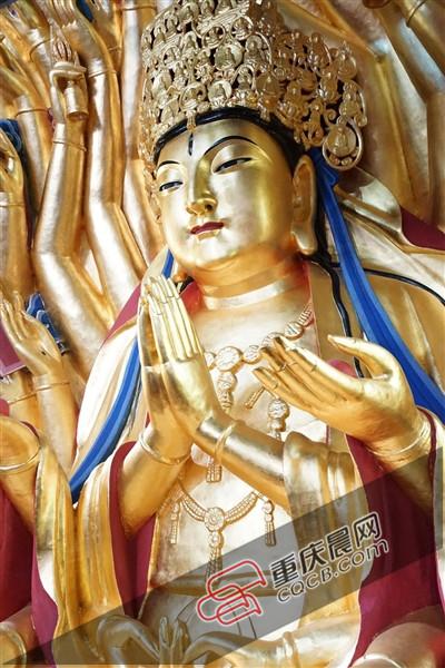 重庆800岁千手观音金身重现 6月与游客见面