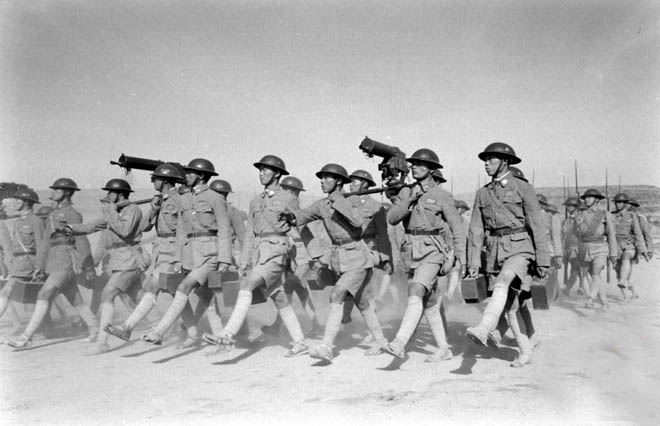 1941年，潼關國軍某部訓練照片