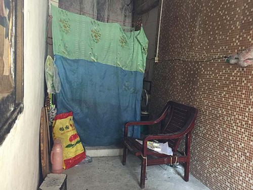 周永德居住的诚毅达五金厂保安室 周永德居住的诚毅达五金厂保安室