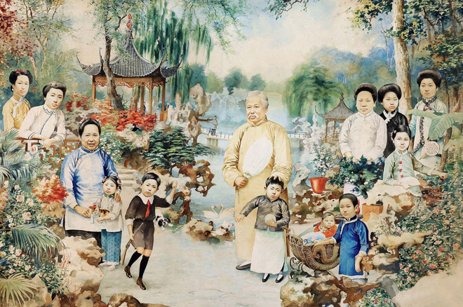 徐悲鸿绘制:康南海六十行乐图 徐悲鸿绘制:康南海六十行乐图
