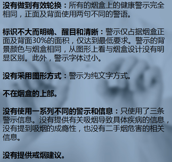 文獻來源：《中國的煙草健康警示——有效性的證據(jù)和對行動的指導意義》