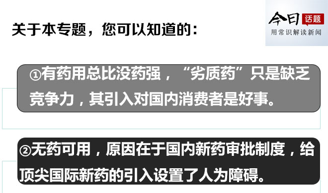 今日话题第3486期:中国人接盘国外“劣质药”只因新药审批难