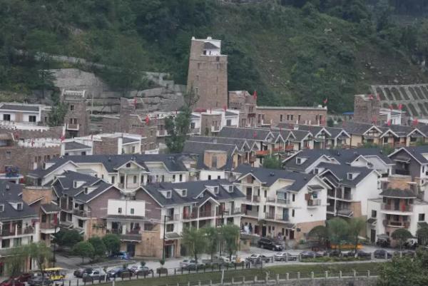 灾后重建的映秀镇 灾后重建的映秀镇