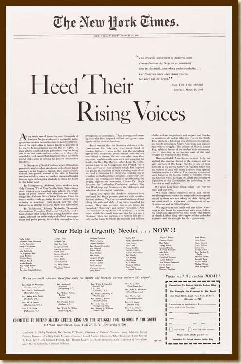 1960年纽约时报的这篇报道,开启了和沙利文警官的多年诉讼,并最终确定了沙利文原则 1960年纽约时报的这篇报道,开启了和沙利文警官的多年诉讼,并最终确定了沙利文原则