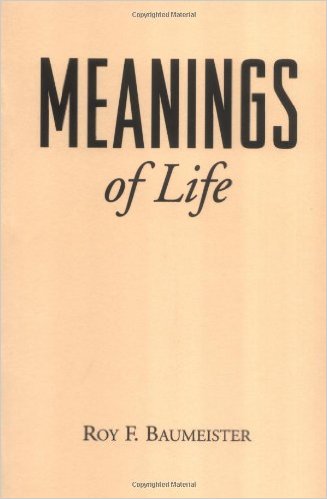 《生活的意义》（Meanings of life），罗伊·鲍迈斯特著
