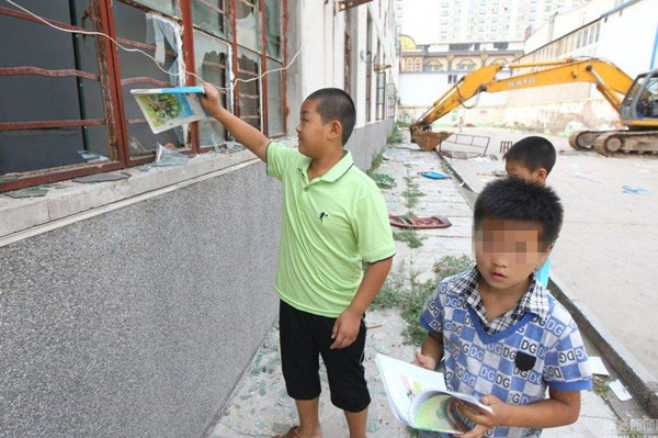 一所正在被拆除的农民工子弟学校 一所正在被拆除的农民工子弟学校