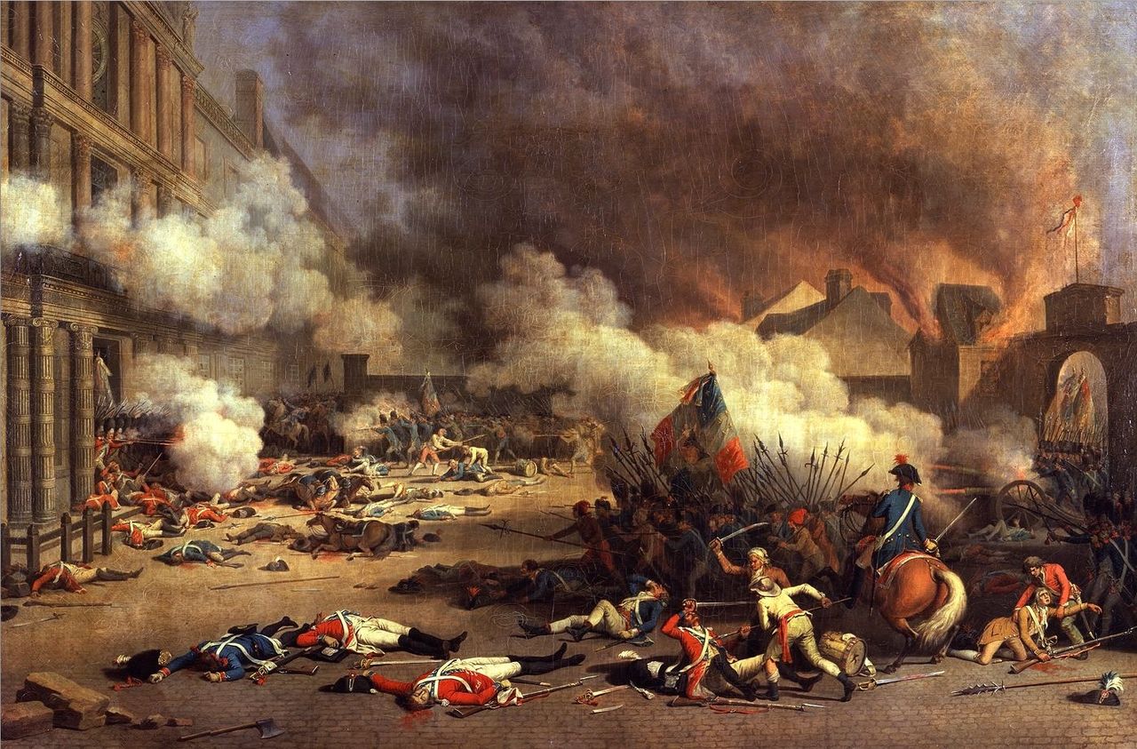 1792年8月10日,巴黎市民攻下王宫 1792年8月10日,巴黎市民攻下王宫
