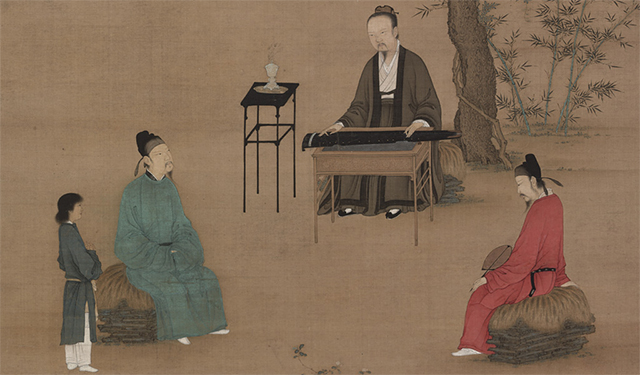 《听琴图》(局部) 我与天津大剧院的一些缘分