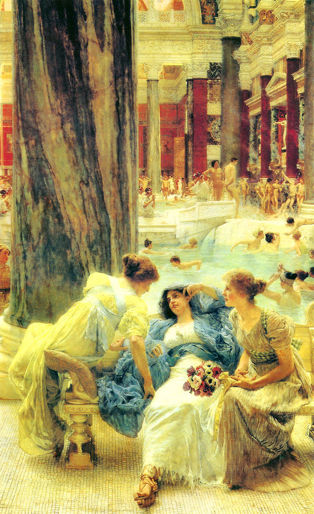 阿尔玛-塔德玛油画《卡拉卡拉大浴场》,1899