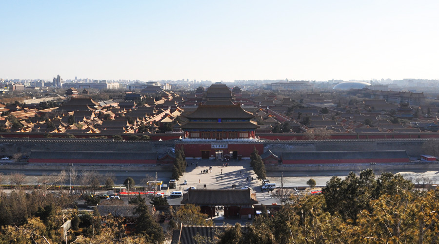 北京紫禁城俯瞰 北京紫禁城俯瞰