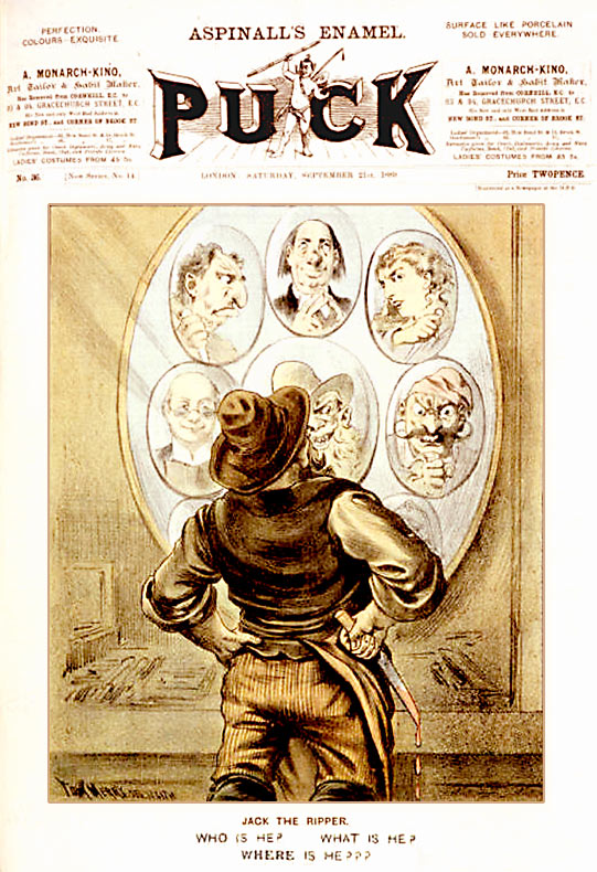  1889年英国《Puck》杂志上的开膛手杰克