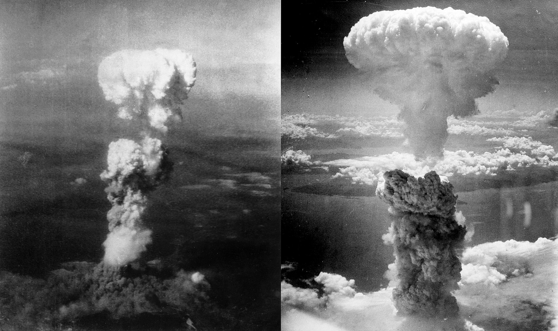 在广岛和长崎投放的原子弹