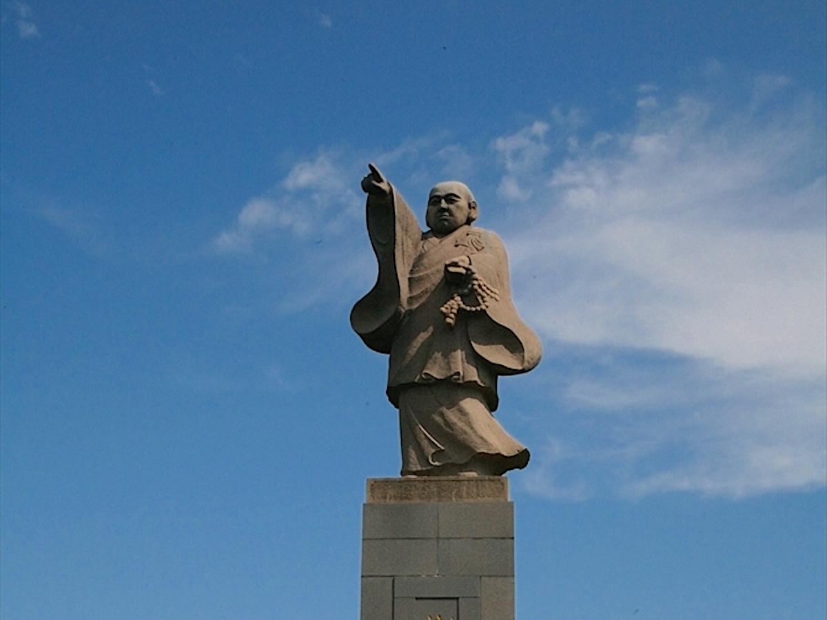平户田之浦空海渡唐大师像 平户田之浦空海渡唐大师像