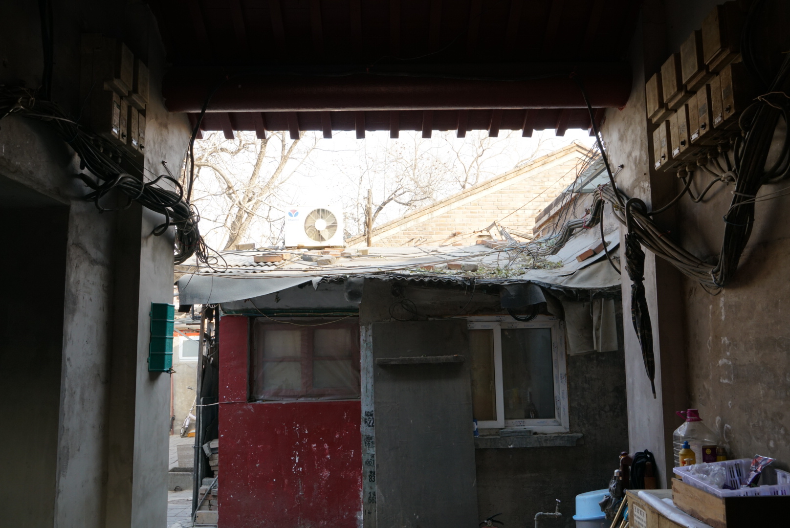 蔡锷故居里面已经是大杂院 蔡锷故居里面已经是大杂院