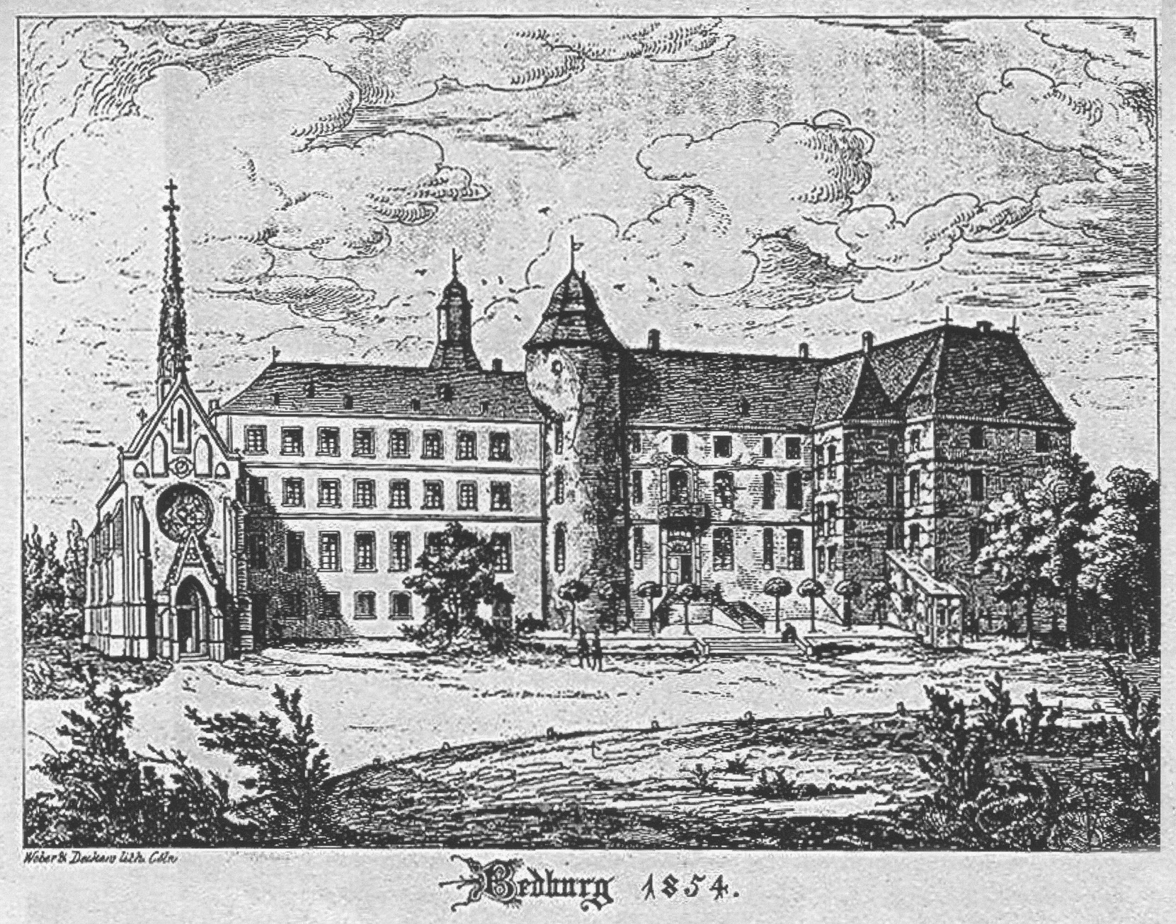 贝德堡骑士学校，1854年