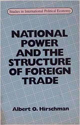 《国家实力与世界贸易的结构》 《国家实力与世界贸易的结构》