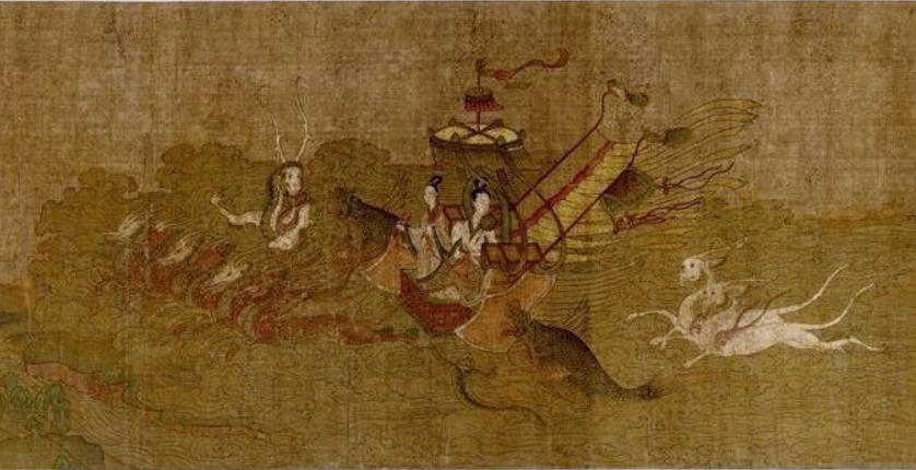 《洛神赋图》(北京甲本-局部) 《洛神赋图》(北京甲本-局部)