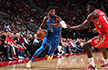NBA-三巨头70分雷霆胜火箭 勇士负鹈鹕两连败