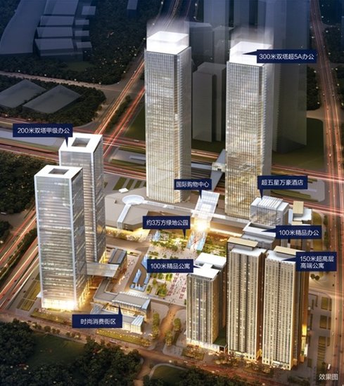 未来南京繁华最核心,汇金中心璀璨河西