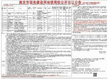 11.12丨国土局今早挂出8宗地块 南京再注销13