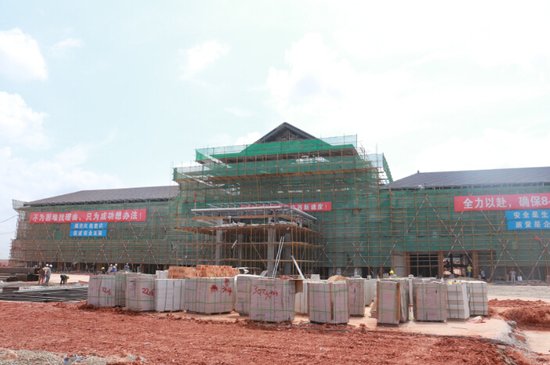 50天造大城 万达茂建设速度将刷新行业新纪录